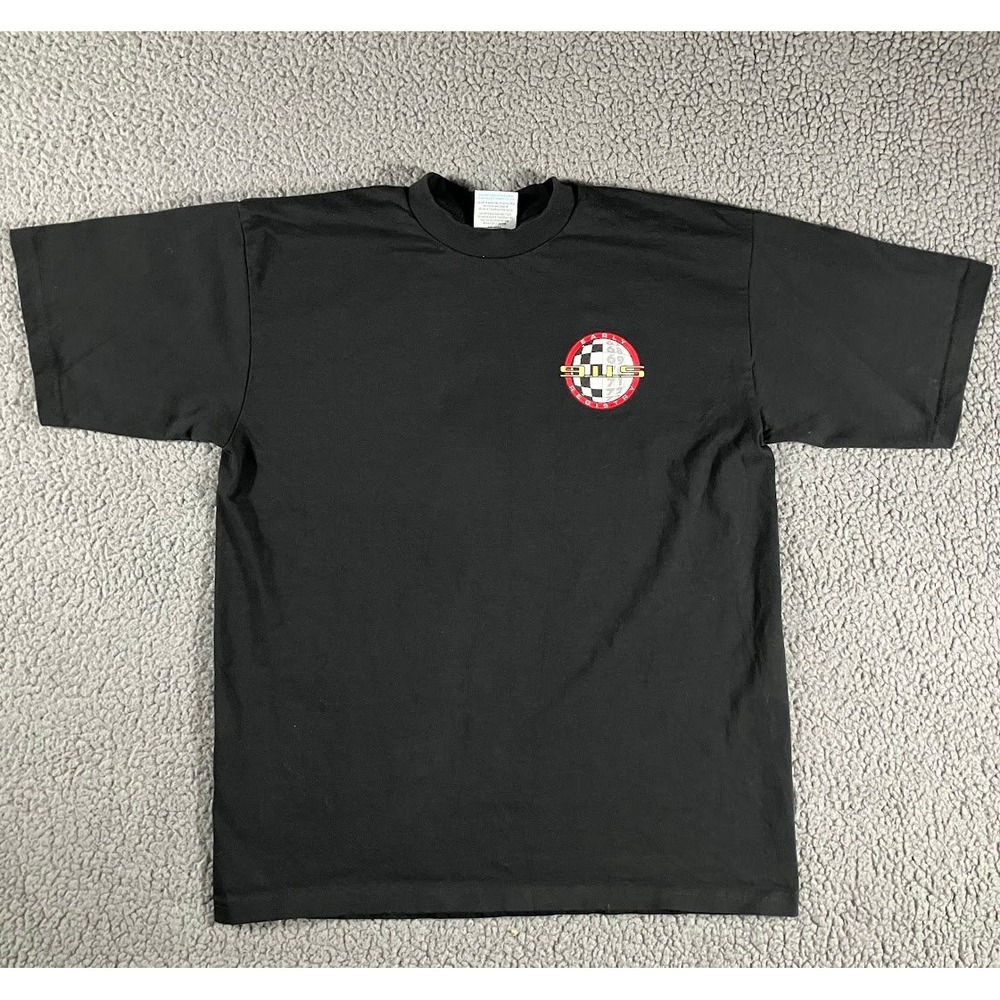 Vintage Porsche Early 911S Registry Shirt Mens Large Black Pro Club Heavyweight